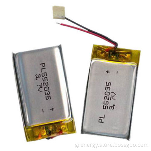 3.7V/250mAh Li-ion polymer batteries, thumb size, good quality, small capacity, exported worldwide